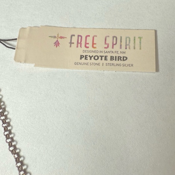 NWT Peyote Bird Artisan Genuine Stone & Sterling Silver Citrine Necklace - Picture 2 of 4